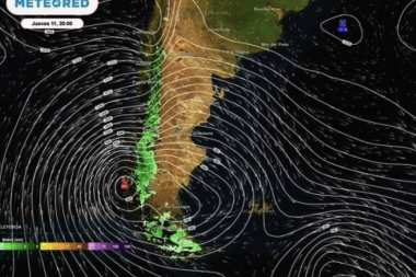 Tras la nieve, alertan por vientos de más de 100 km/h en Tierra del Fuego