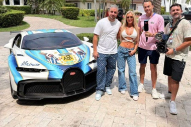 De deudor "irrecuperable" en Ushuaia a exhibir un Bugatti de us$5 millones en Estados Unidos