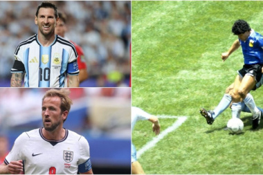 Este miércoles el gran duelo: Argentina vs Inglaterra