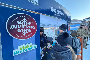 Río Grande promocionó sus atractivos turísticos en la Fiesta Nacional del Invierno