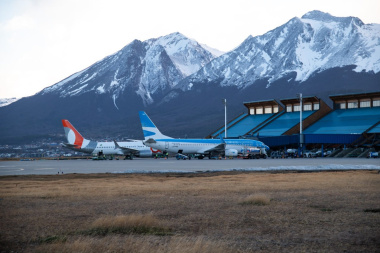 Récord de pasajeros que llegaron por vía aérea en al fin del mundo 