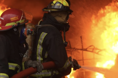 Agredieron a trompadas a Bomberos Voluntarios cuando llegaron a combatir un incendio
