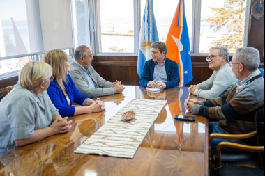 Melella recibió a referentes de la CGT: analizaron la situación económica y laboral de Tierra del Fuego
