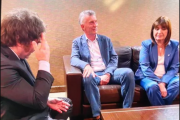 La primera foto de Javier Milei como presidente electo, junto a Mauricio Macri
