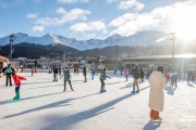 Desde este jueves está habilitada la pista de patinaje sobre hielo de Uhsuaia