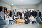 Vuoto recibió a estudiantes de Tolhuin que visitan Ushuaia