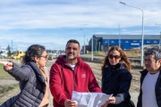 Vuoto recorrió las obras del ingreso a la ciudad y la Rotonda del Indio