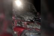 Una camioneta chocó contra una vaca en la Ruta 3 y una mujer fue hospitalizada en Tolhuin