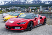 Ushuaia vivió una verdadera fiesta a cielo abierto con la exhibición de las Ferraris