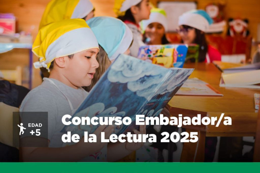 Abren las inscripciones al concurso para “Embajador/a de la lectura 2025”